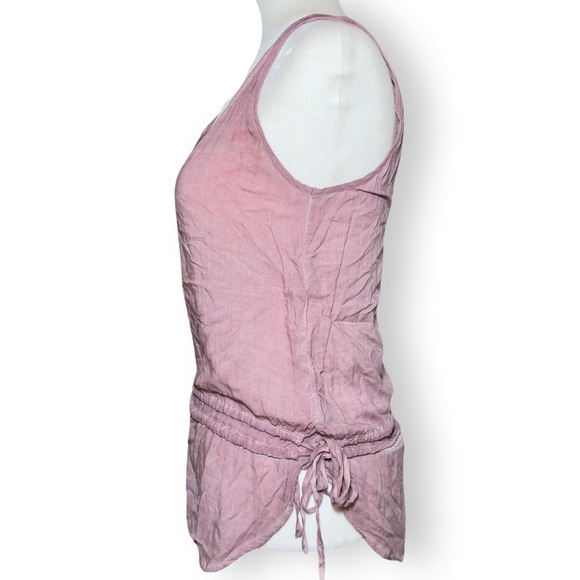 YOUNG‎ FABULOUS & BROKE Scoop Neck Drawstring Tank - Picture 2 of 6